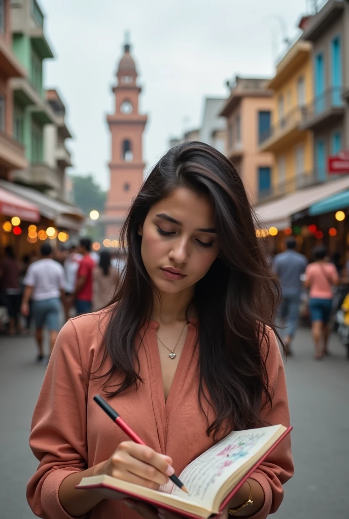 Girlfriend backe write with Pune