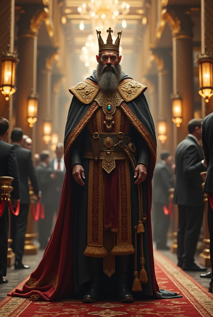 Once upon a time a king was arrived in at hotel but no body konw