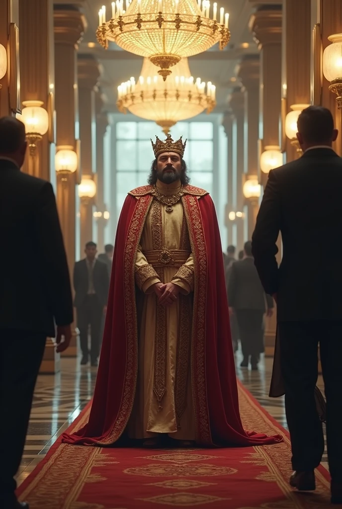 Once upon a time a king was arrived in at hotel but no body konw