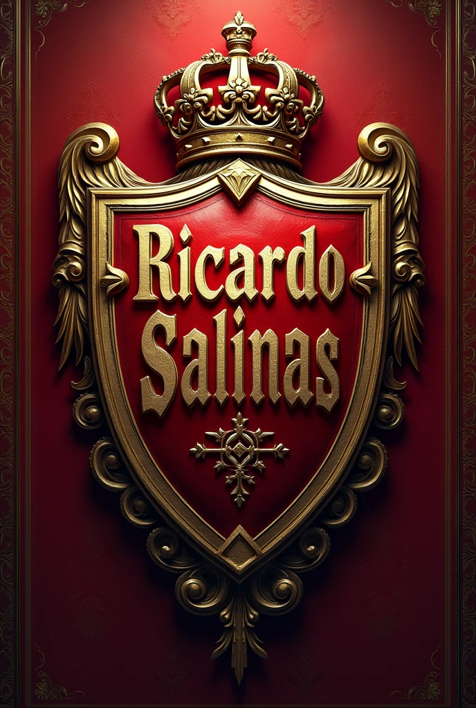 Shield with the name Ricardo Salinas