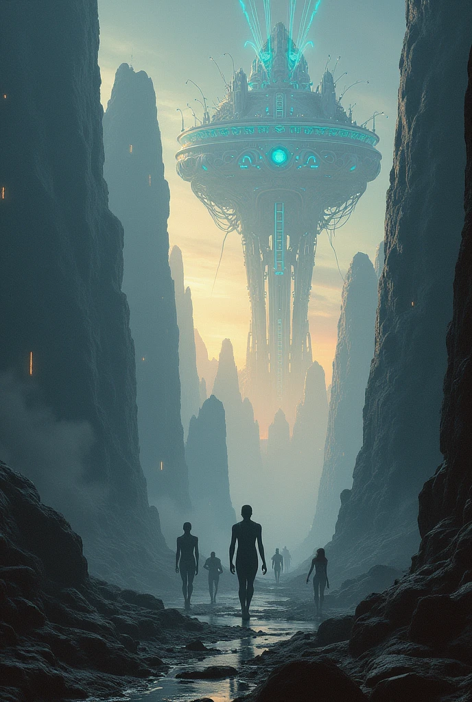 An advanced civilization with unknown beings