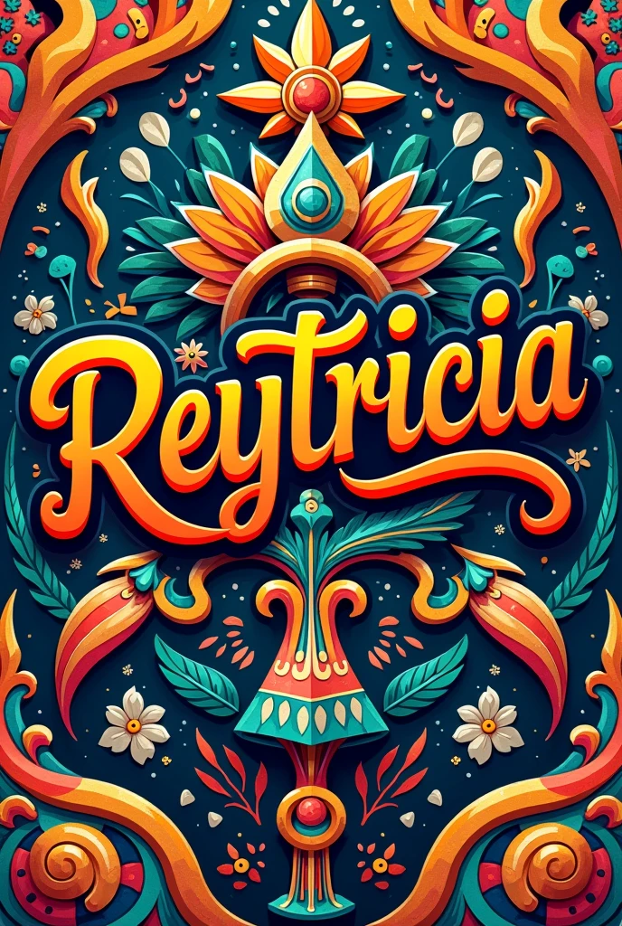 Create some cool letters that say reytricia Mexico