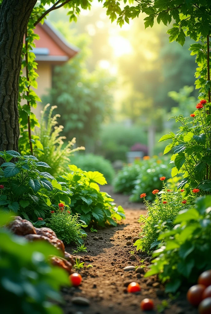 home garden、Fresh greens、fresh