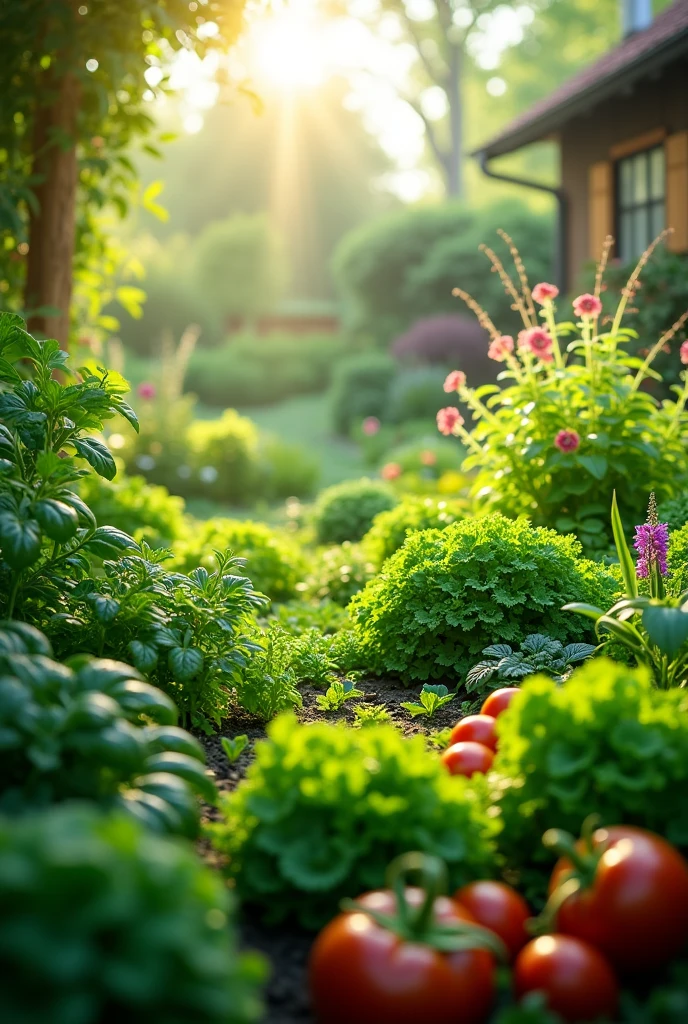 home garden、Fresh greens、fresh