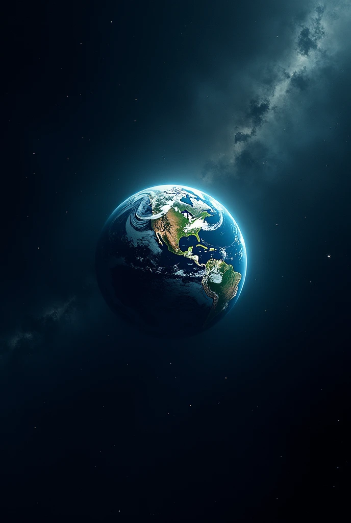 The planet earth as seen from space