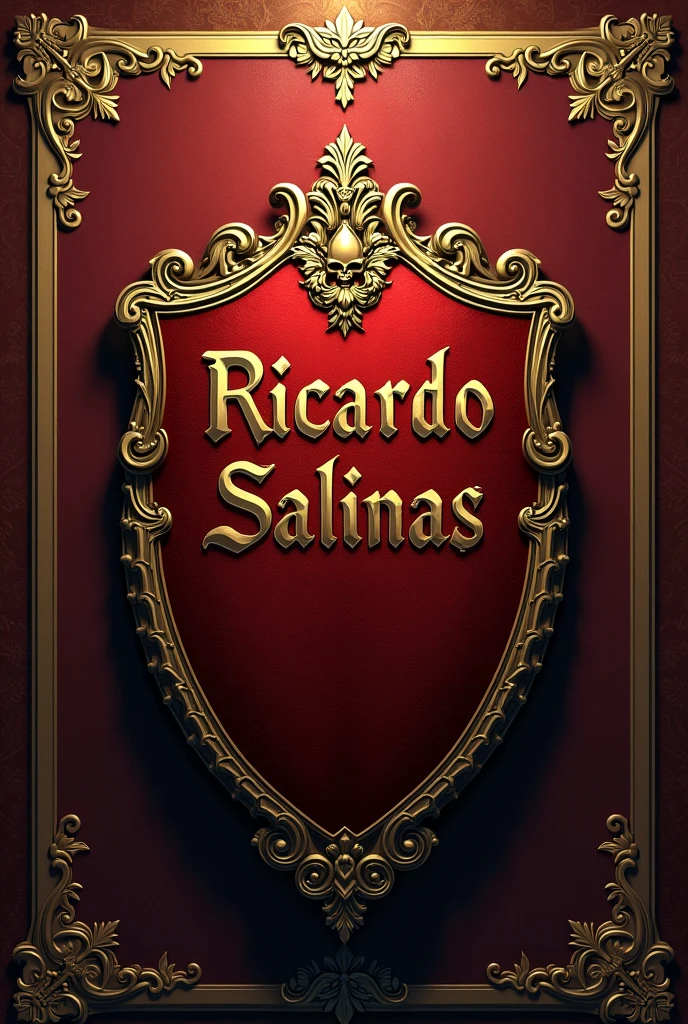 Shield with the name Ricardo Salinas