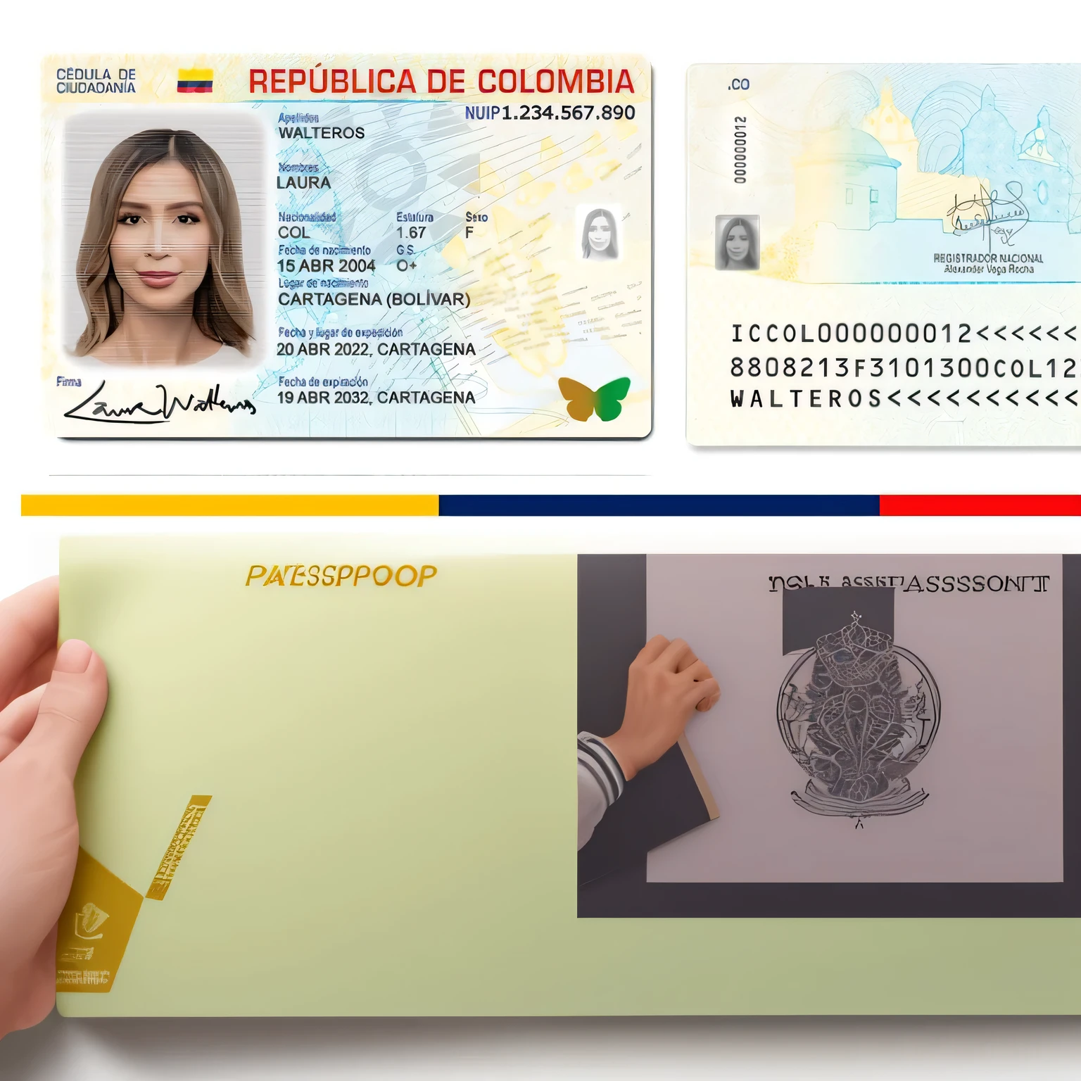 generates a passport for that person