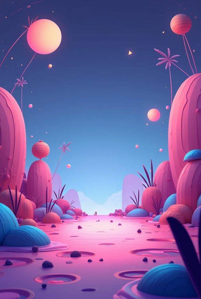 Make me 2d gaming background for my logo in youtube channel without any main object