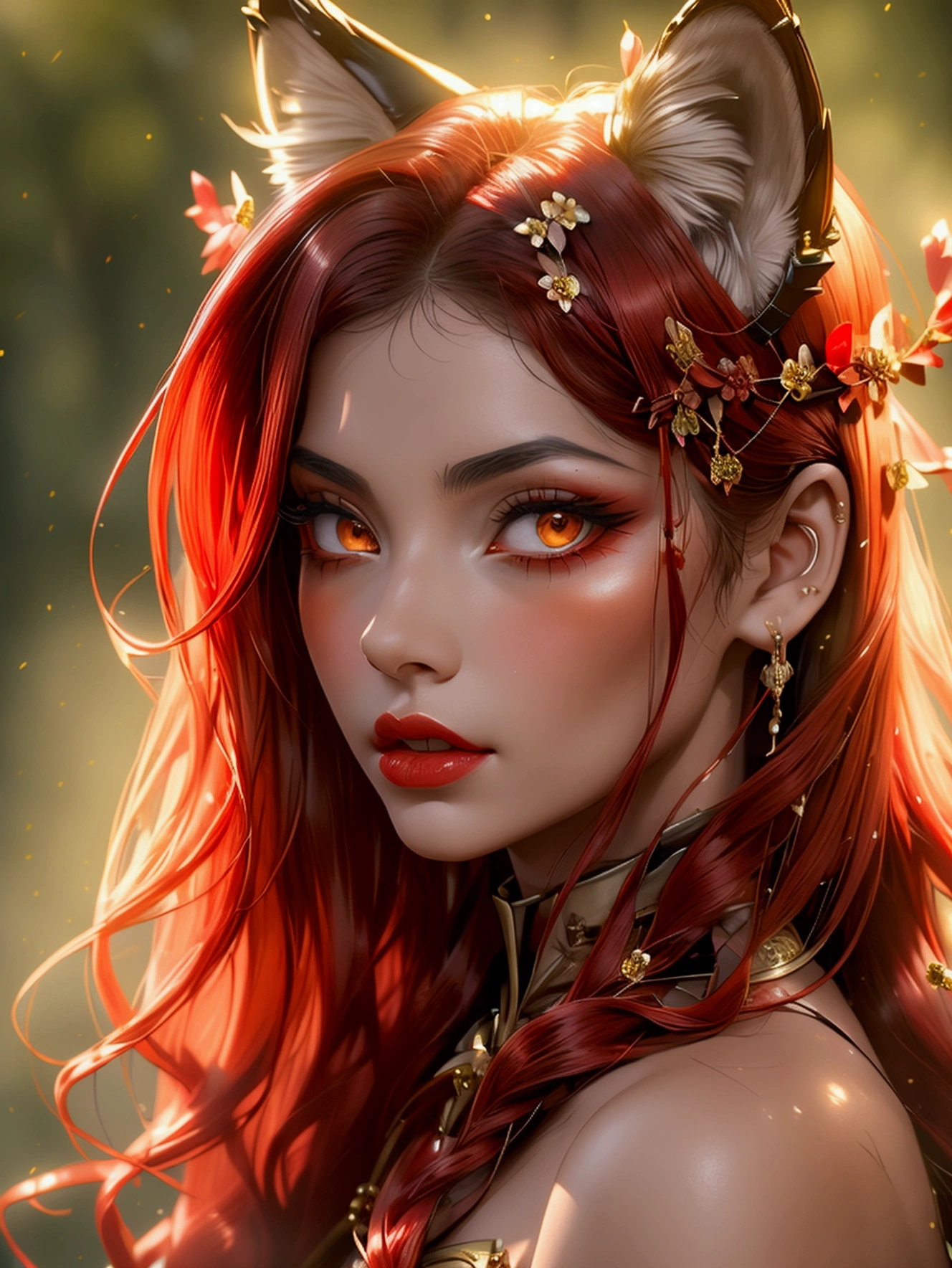 Titania, queen of the fairies,gouache girl, beautiful exotic features,cute oppai elf,(((little mature woman,oppai body,little))),(((50 years old))),((anime elf oppai with extremely cute and beautiful orange hair)), (((elf))), (((elf ears))),((huge antlers:1.2,symmetrical antler horns,horns(antler horns:1.1))),((large wings: 1.5,fairy wings:1.5))
(((Giant Breasted Girl))),((((Bright orange hair:1.35,orange hair,very long hair,swirling orange hair:1.5,flowing orange hair:1.5)))),((neon amber_eyes: 1.5)))piercing amber eyes,intricate eyes,beautiful detailed eyes,symmetrical eyes,(((lustrous skin:1.5,bright skin: 1.5,skin tanned,shiny skin,very shiny skin,shiny body,plastic glitter skin,exaggerated shiny skin,illuminated skin))),(detailed body,(detailed face)),Interdimensional creature, female creature,Sexy queen, Seductive monster, Lust creature,
cute,slutty,erotic,daring,(((nsfw))),
((blue tribal tattoos, tattoos)), Sexy attire, Fantasy clothing,(an orange-haired faerie woman),vibrant pink clothes,elaborate queen robe,ethereal glow,Finely Detailed Elaborate Ornate faerie Queen Goddess with Elaborately Detailed amber Eyes,(((intricate outfit,intricate clothes,embroidered outfit,ornate outfit))),
(dynamic pose:1.0),wisdom, serious face,(centered,scale to fit dimensions,Rule of thirds),
((world tree,tree houses)),scenery:1.25,((intricate scenery)),((world tree background,tree houses background)),(natural magic,mystical powers),
(Glossy winter ornaments),highres,sharp focus,(ultra detailed,extremely detailed),(photorealistic artwork:1.37),(extremely detailed CG unity 8k wallpaper),(((vibrant colors,vibrant theme))),(intricate),(masterpiece),(best quality),artistic photography,(photography taken by sldr),(intricate background),perfect rendered face,perfect face details,realistic face,photo realistic,((intricate detail)),(((realism))),
