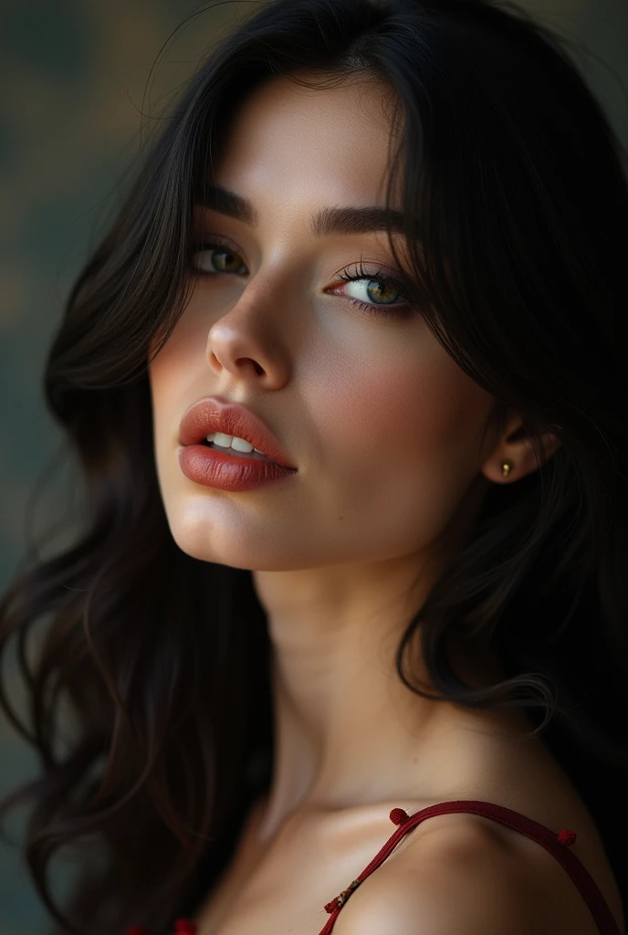 femme arafée aux longs cheveux ????, Lucy Hale, lèvres charnues, Image de profil, acquiesça, lécher, petit visage en forme de coeur, Hailee Steinfeld, jolie moue, coeur en forme de visage, Dua Lipa, elle a un joli visage, Kat Dennings, Isabelle Moner, lèvres boudeuses, magnifique sourire