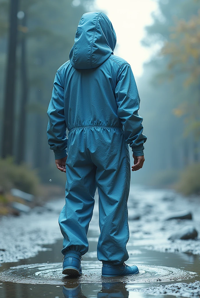 3D simulations of hydrophobic and self-cleaning clothing