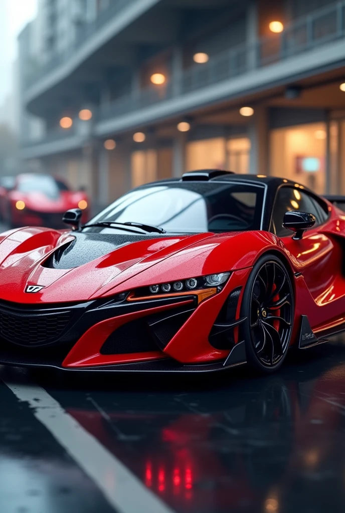 Red H2r car