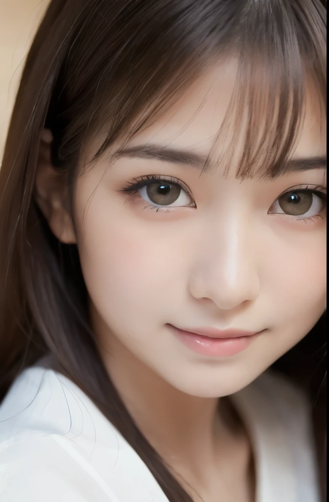 best quality, face focus, soft light, ultra high res, (photorealistic:1.4), RAW photo,(Seductive expression), (fair skin), (kawaii),
1 Japanese girl, solo, cute, smile, (pupil, lights in the eyes), detailed beautiful face, Medium-sized breasts,(high resolution detail of human skin texture),(long hair),(portrait), upper body, Japanese white kimono