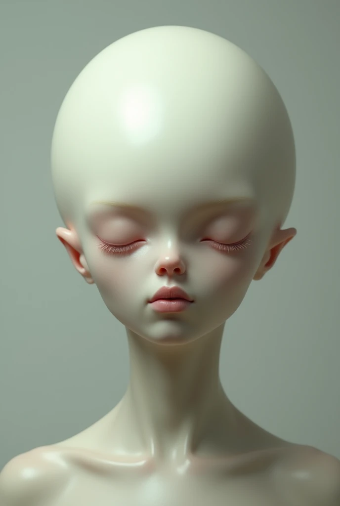 With glass, light voloured mole in the right cheek near the nose who has small lips which is big in the down and smaller in the up lips, oval shape slim with good outfit