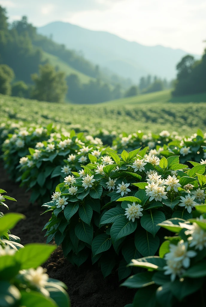 Coffee in bloom