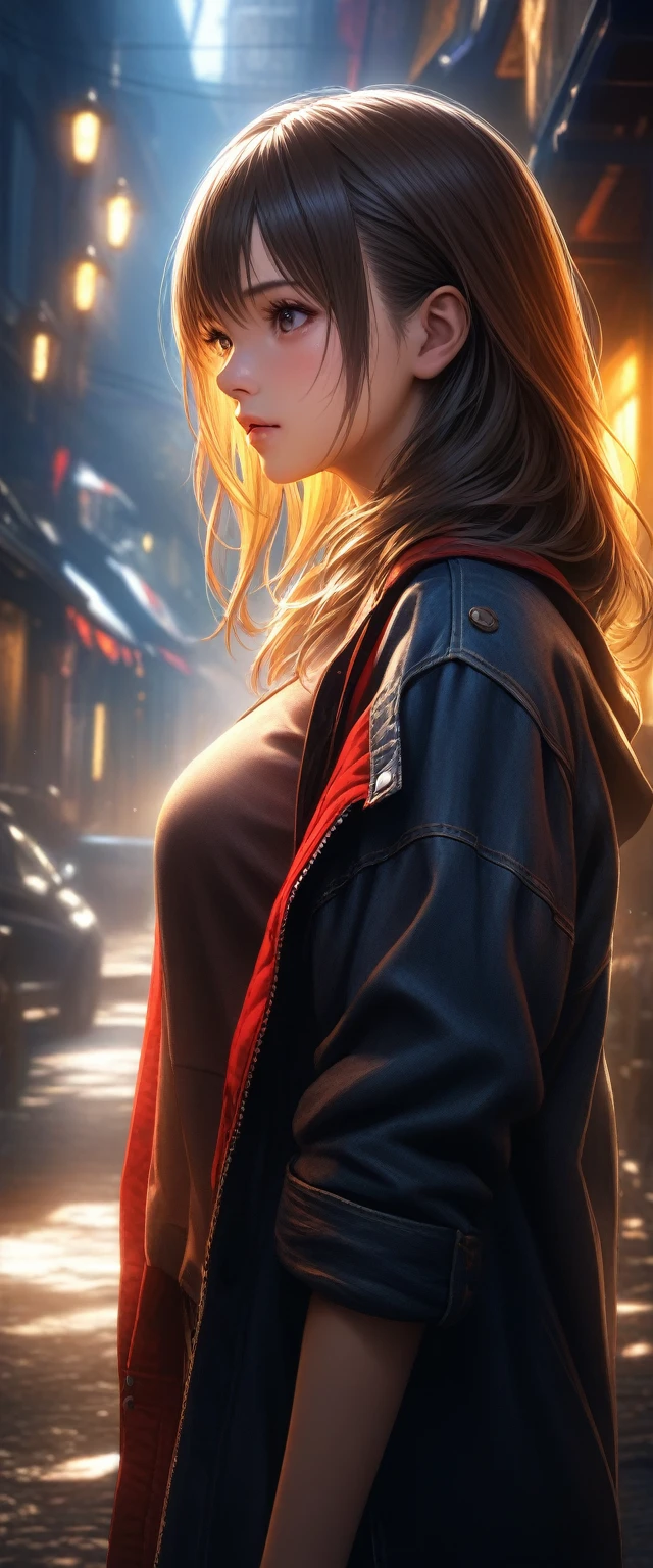 quality.vibrant colors.rich contrast.photorealistic.cinematic lighting.HDR.detailed textures.realistic.high resolution.enhanced details.Girl、whole body