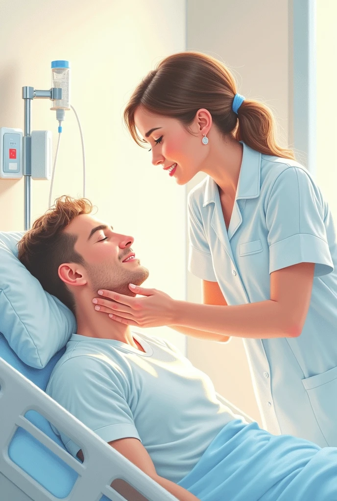 Create a drawing that represents nursing