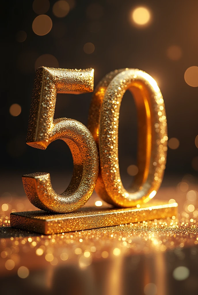 create an image that says "50th anniversary" that looks formal and celebrates, the image that has no background and only the words are visible "50th anniversary" that looks shiny, in Spanish