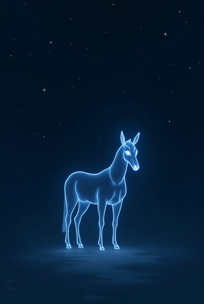   ( perfect anatomy ) light painting(Use only light blue light lines to draw the Centaur constellation)Close-up blue light line drawing of the constellation Remy Centauri (Just use lines) Delicate patterned wide angle lens in dark starry sky tranquil simple aesthetic art master masterpiece movie scene very detailed masterpiece, fair. Realistic, fresh and elegant aesthetic style airbrush digital oil painting is very beautiful, Perfectly composed and exquisitely crafted, high-quality work by a master artist