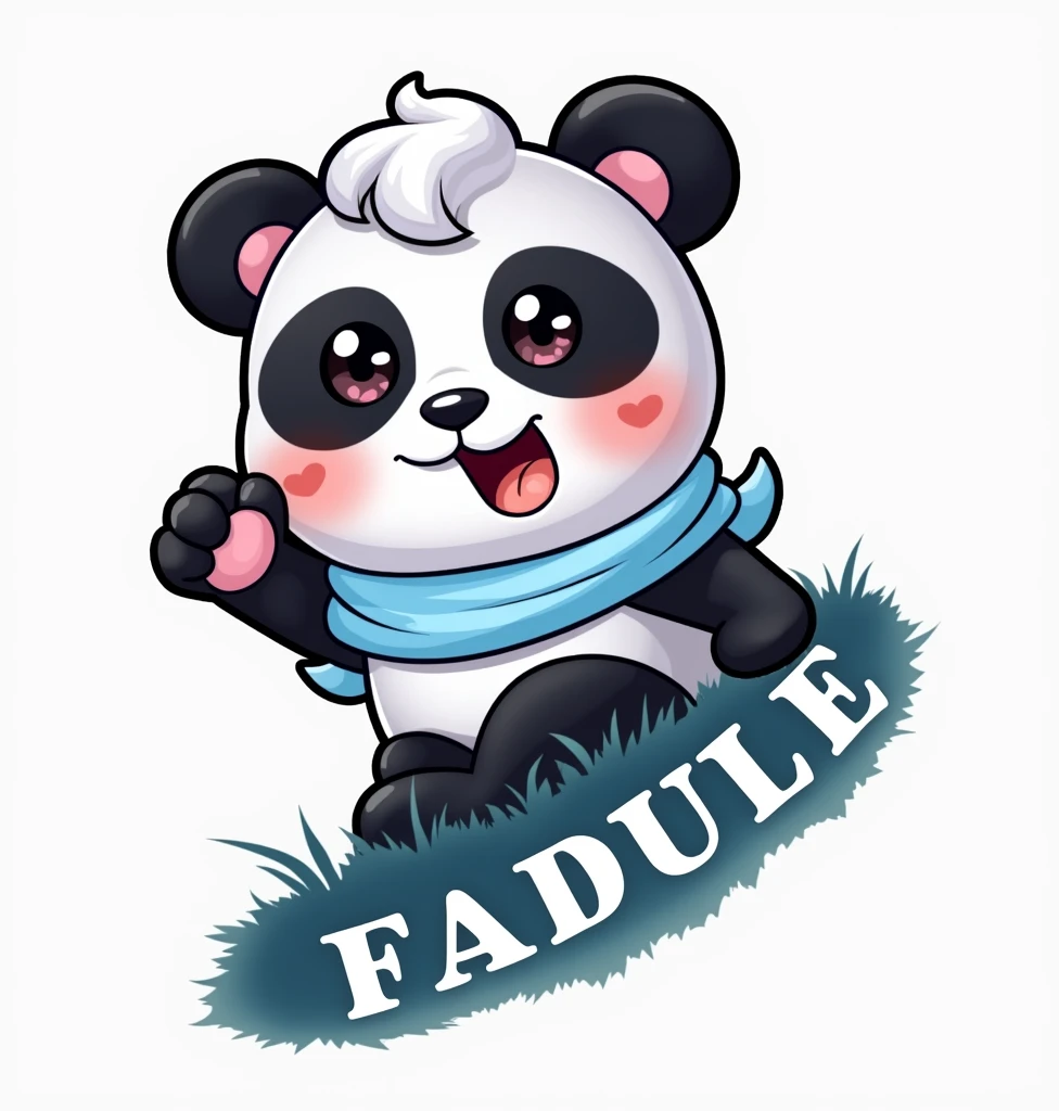 A well-crafted cute, Furry and realistic panda