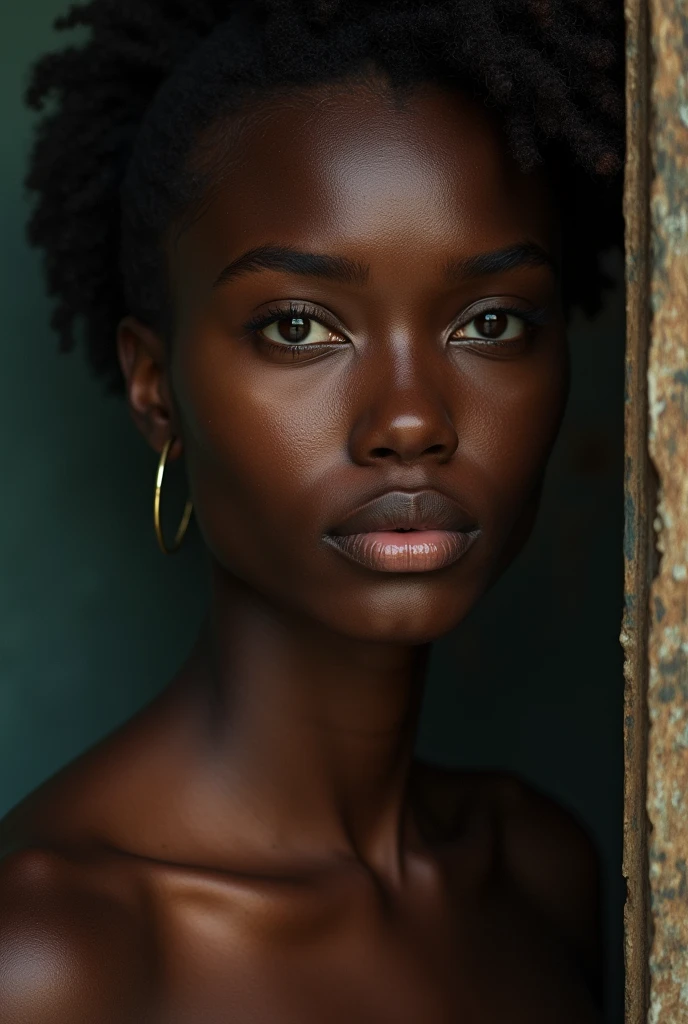 creates an average ugly person, Peruvian black color
