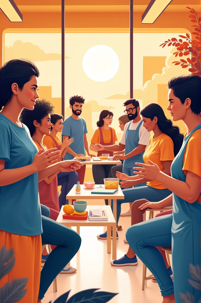 Social organisation with people's help