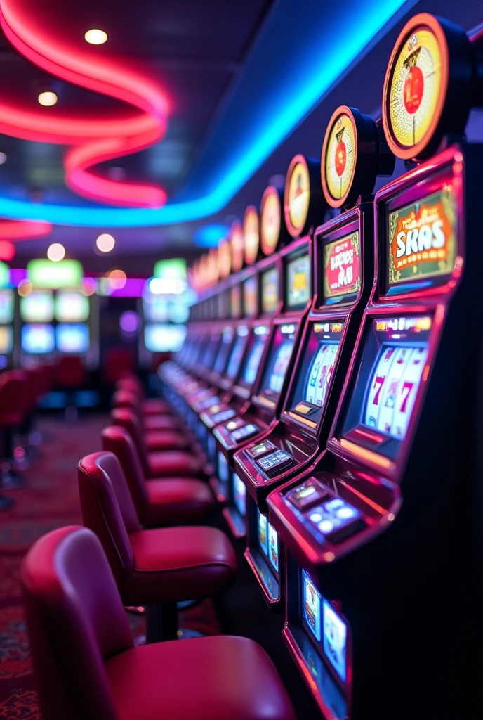 Casino Slots。Composition from above。
