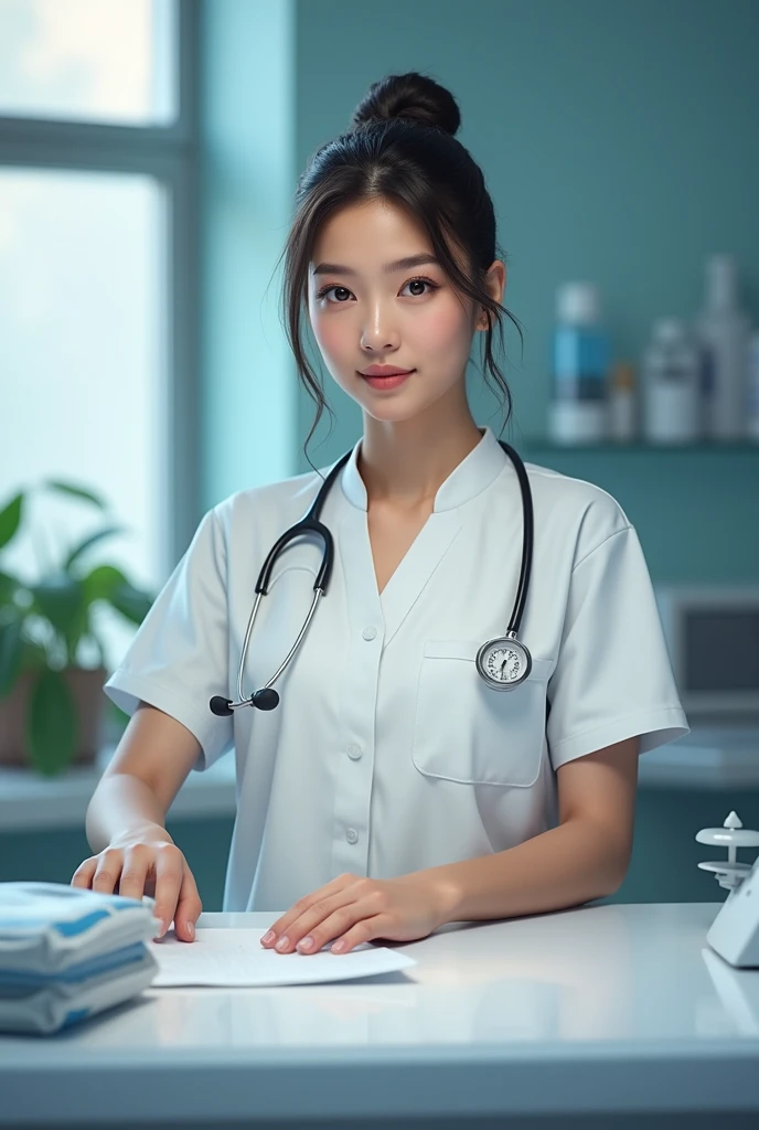 An instrumental nurse