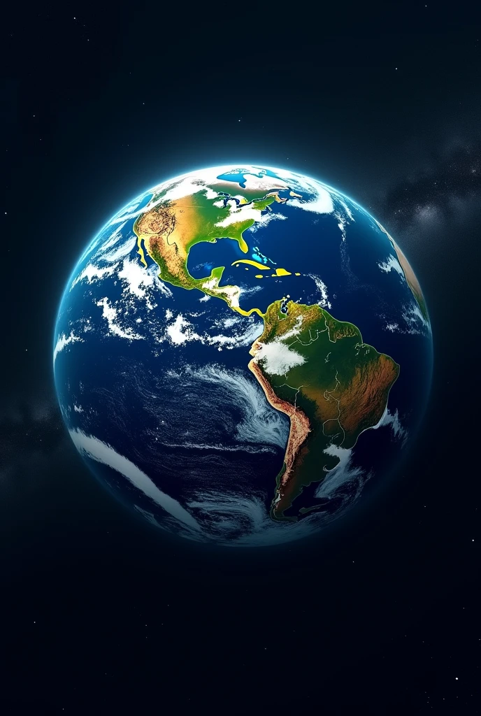 A photo of the world