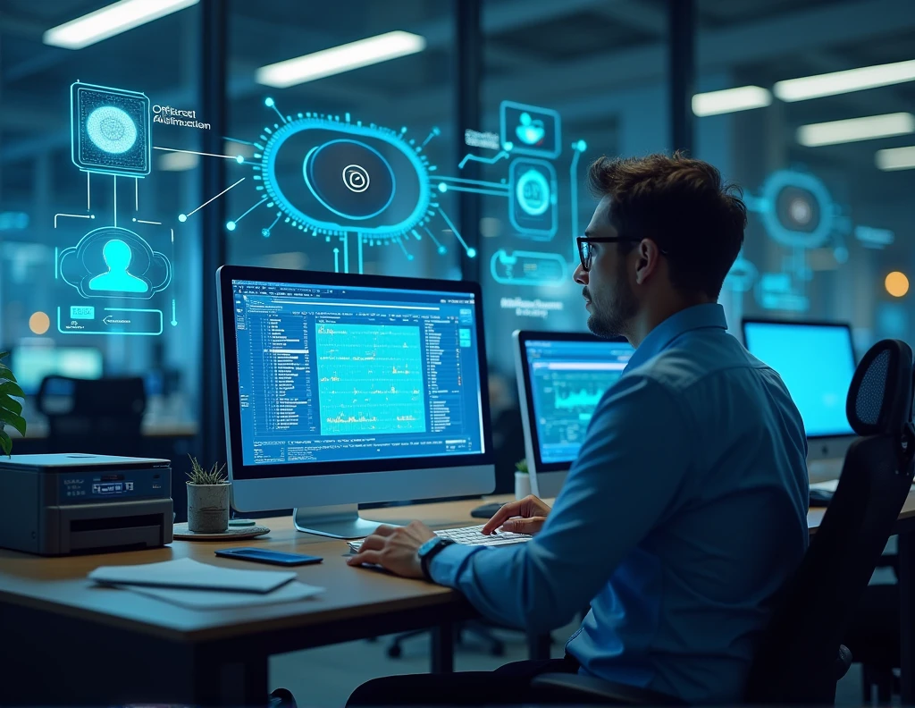How office automation helps in carrying out work on a computer