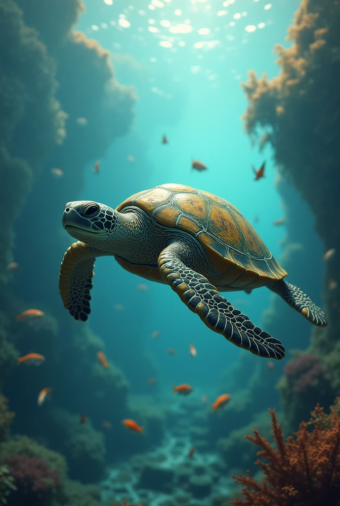 Tortuga slips 