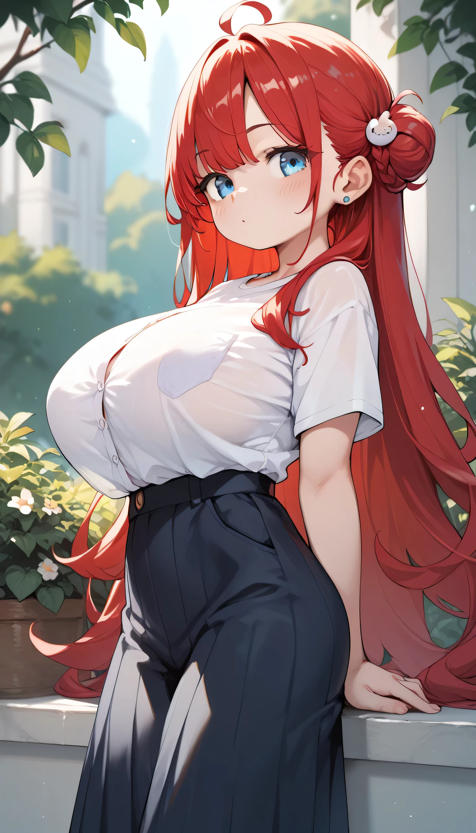 little_girl,cute_****_, blue eyes,_oppai_****_,very long hair, long black hair, red hair, multicolored hair, sexy, a sexy way,_gigantic_breasts_, 