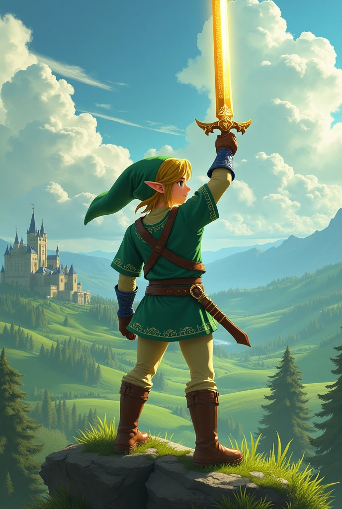 link levanta master sword