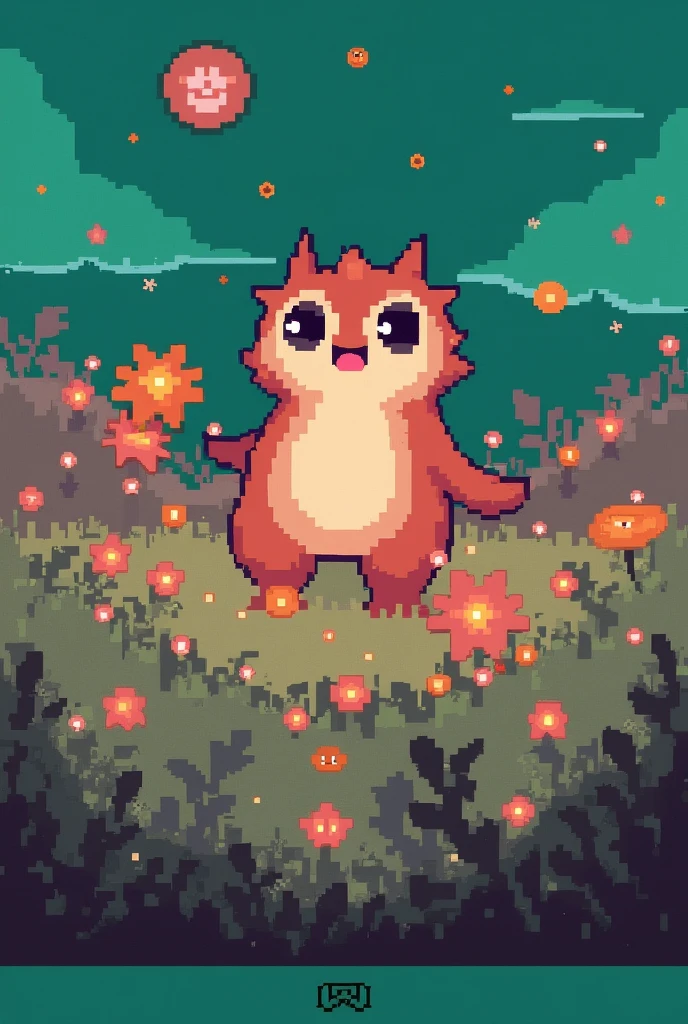 Draw that image with a pixel art design