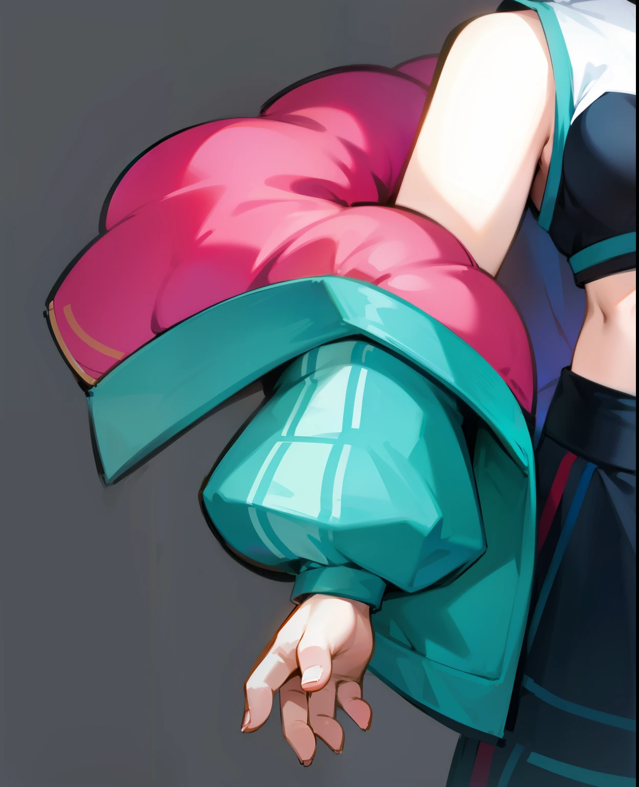 High definition drawing of clothes folds texture