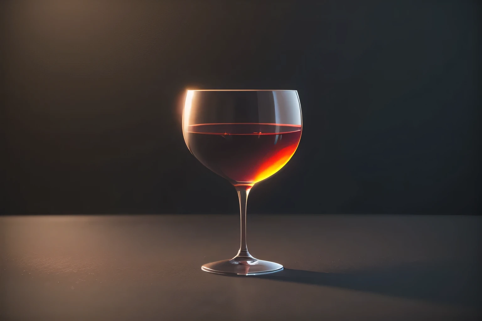 wine cup, stylized, slanted, game icon, black background