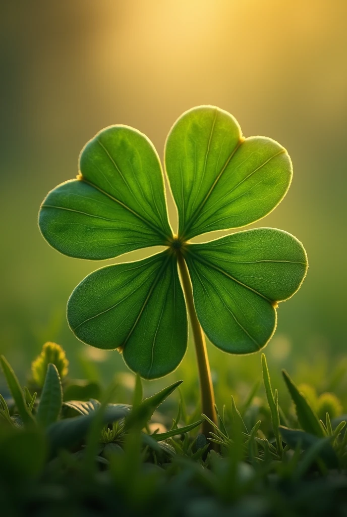 lucky clover with empty filling others filled