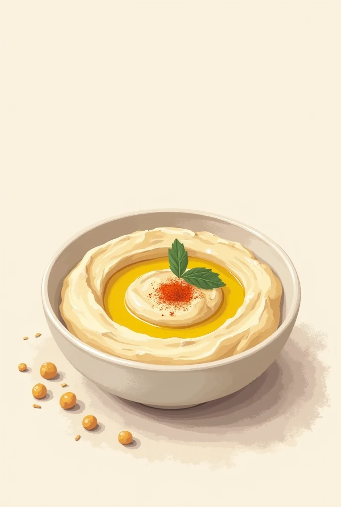 hummus illustration