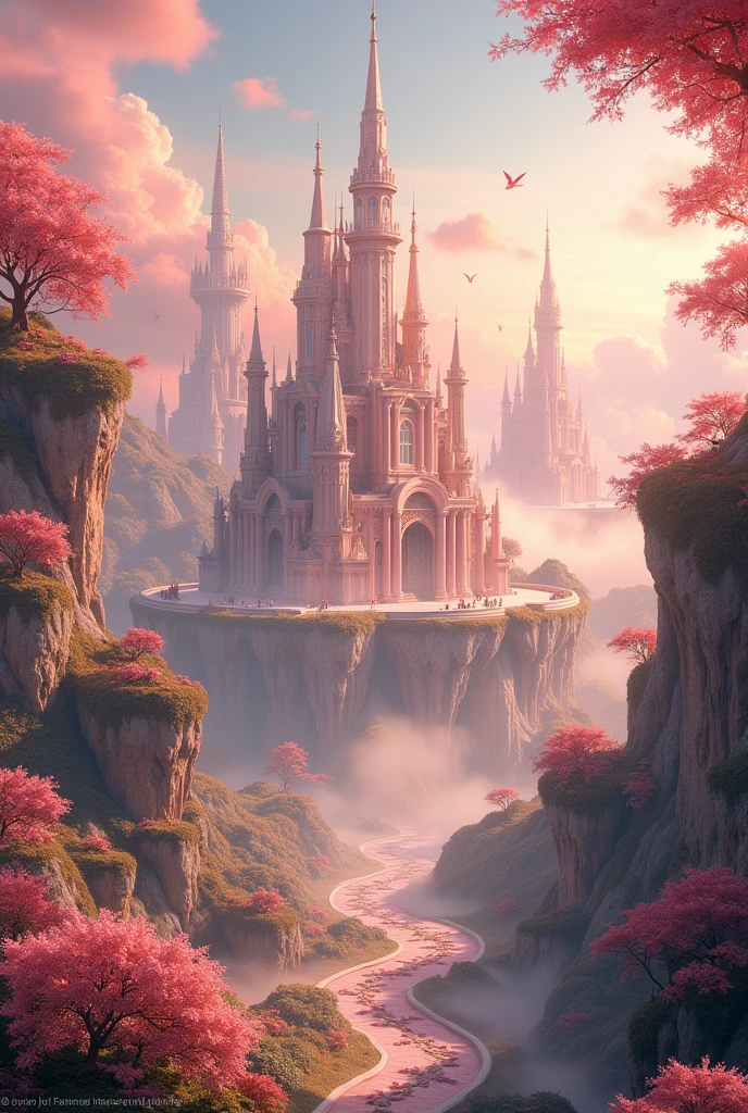 Pink Kingdom of Love, Super big place without people just places of the magic kingdom 