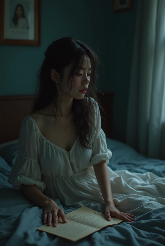A young woman sad about her dream