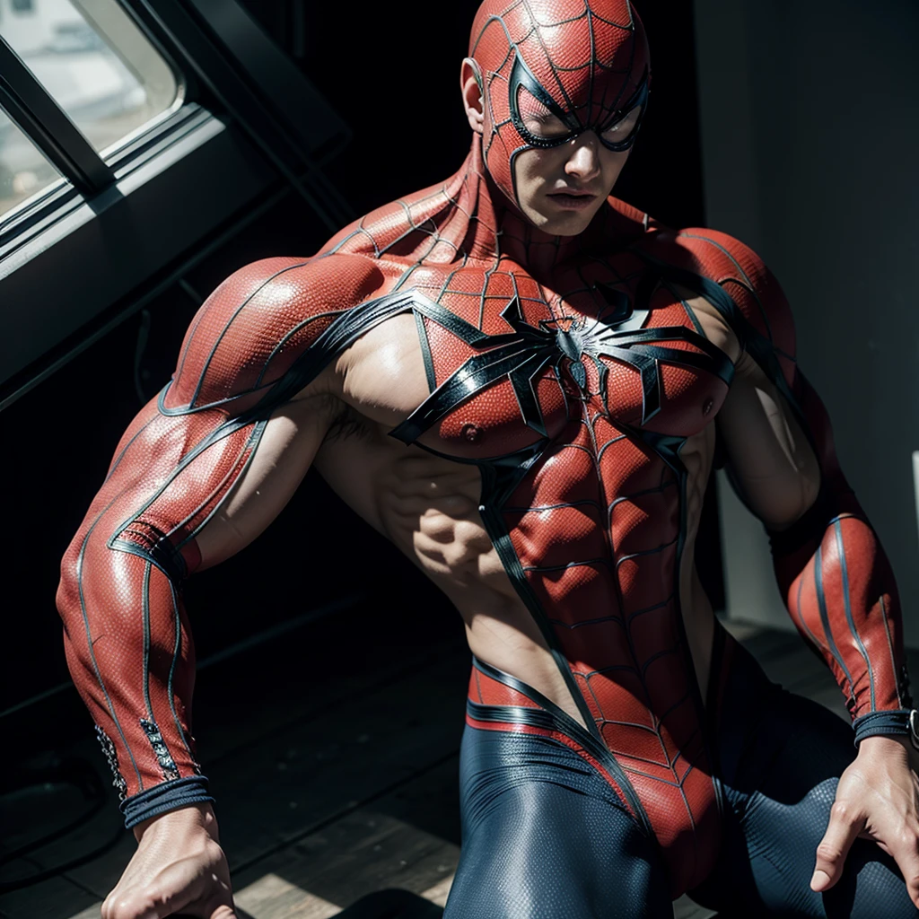 muscular spiderman