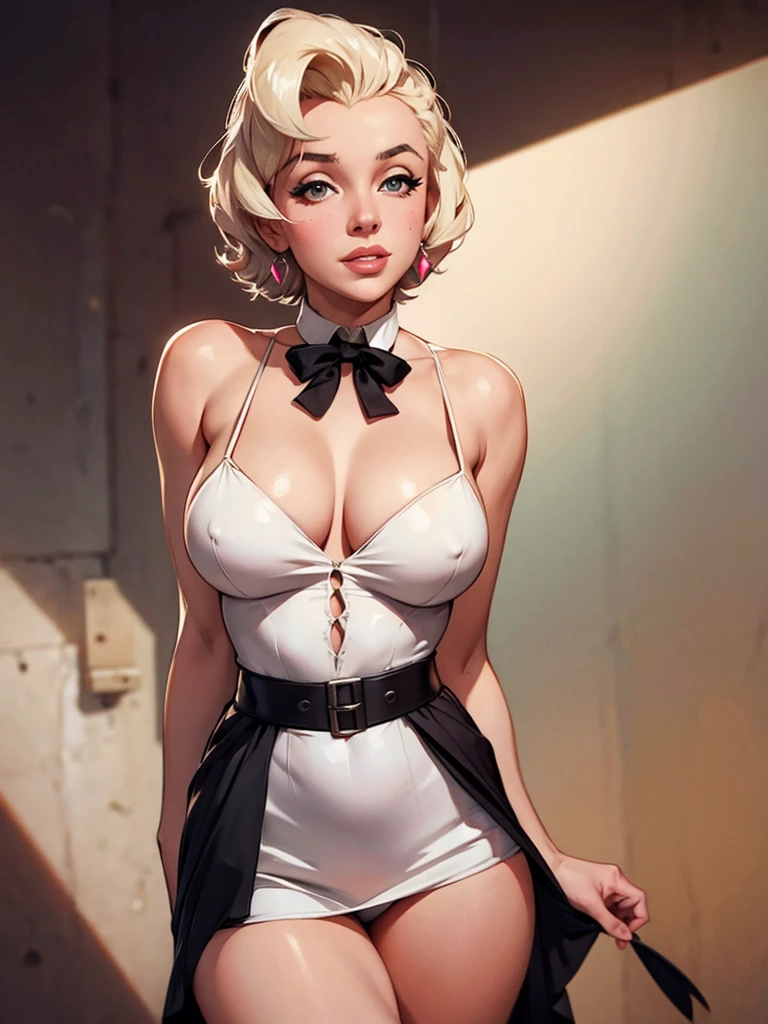 beautiful busty Marilyn Monroe sexy western