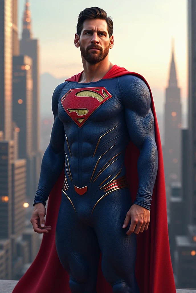 Messi as a superman