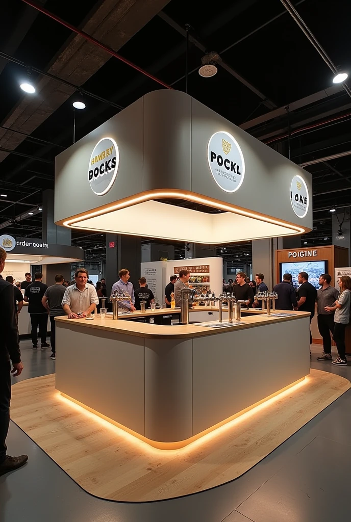 Design of a taps fair stand with space for staff
