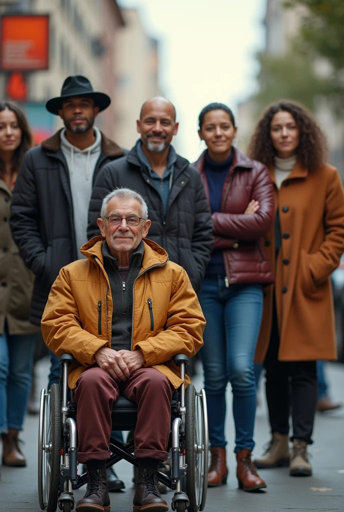 (him: sampling)Image of people selected based on their location or accessibility.