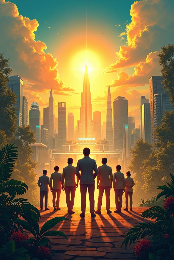 poster towards golden indonesia 2045
