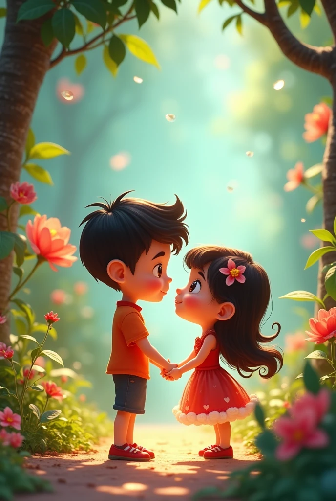 Katun video love story  boy girl 