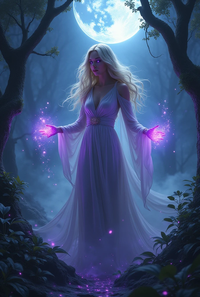 Compatibility fortune telling Fantasy of the highest quality,4K,8k、High resolution、masterpiece:1.2)、Very detailed、(Realistic,photo
Realistic,photo-Realistic:1.37)、Woman with glowing purple eyes、Blonde、witch、goddess、光るCasting a Spell、In the mysterious fantasy forest、figure、Magical atmosphere,Mystical Creatures、light、Heavenly Beauty、Fascinating landscape、Vibrant colors、超Realisticな夢の風景、hint of fog、Dark Forest、Magic Tree、Whispering leaves、Moonlit Sky、Shining Star、Casting a Spell、Ancient runes、Loose gown、Magic wand、Aura of power、The existence of God、Powerful and mysterious、Fantastic and magical,moon goddess、Otherworldly energy、captivating and mesmerizing、Fascinating and mysterious、Magical atmosphere、Elegant and refined、captivating and mesmerizing
..