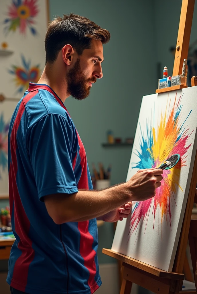 Messi as a artist 