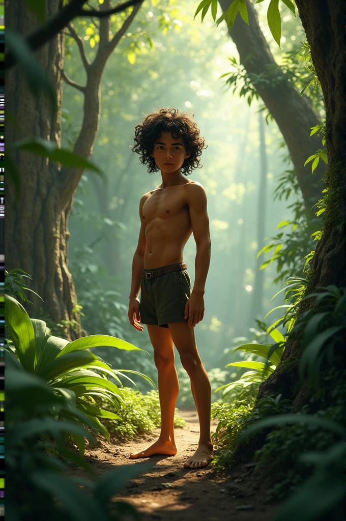 Without clothes mogli in forest